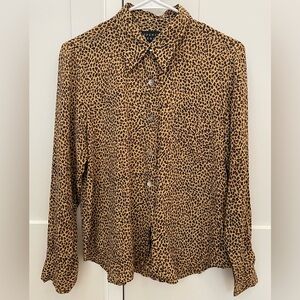 Spenser Jeremy Leopard Print Blouse